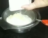 A picture of step 3 of Eggless Custard cake.