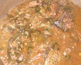 A picture of step 4 of Spinach soup😋.