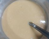 A picture of step 2 of Totapuri mango with sago and chia seeds Milk custard pudding.