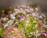 A picture of step 1 of Chapli Kabab.