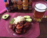 A picture of step 12 of Camarones a la Diabla.