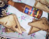 A picture of step 4 of Potato sandwich.