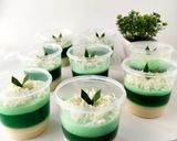 Foto langkah ke 7 dari resep Puding Busa Pandan.