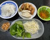Hình bước làm 5 của món SP.0189 - Bánh Ướt Nem Rán Giò Lụa