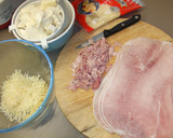 Foto del paso 1 de la receta: Empanadas al horno de jamón, queso y huevo duro