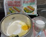 Foto langkah ke 3 dari resep Dadar Gulung Tepung Beras.