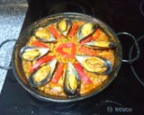 A picture of step 11 of Paella Mixta (Señoret).
