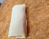 A picture of step 6 of Crispy Veg Spring Rolls & Spring roll wrapper.