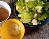 Foto del paso 5 de la receta: Tarta de queso y manzana caramelizada