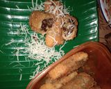 Foto langkah ke 6 dari resep Risol Pisang Coklat Keju.