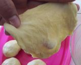 Foto langkah ke 5 dari resep Bakpia Teflon Isi Keju Coklat.
