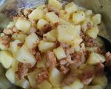 Foto del paso 4 de la receta: Tortilla de papas con longaniza de pollo
