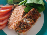 Salmón al Horno con pan rallado