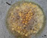 A picture of step 1 of Potato masala with poori.