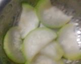 A picture of step 2 of Shorsher puure Chalkumro (Fried ash gourd stuffed with mustard).