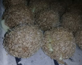 Foto del paso 2 de la receta: Bombas de papas rellenas y cubiertas de salvado de trigo, !!!!!