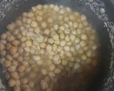 A picture of step 1 of Chicken with chickpea eggs 🥚murg choly with eggs.