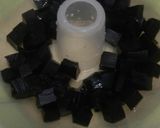 Foto langkah ke 3 dari resep Puding Cincau mocacinno.