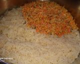 A picture of step 1 of Vaghareli Khichdi.