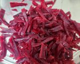 A picture of step 2 of Beetroot Hungcurd Dip - Beetroot Raita.