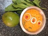 Palak mango dal