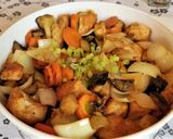 Foto del paso 11 de la receta: Verduras crocantes con dados de pollo a las 5 especias orientales