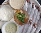 A picture of step 1 of Pabda Paturi.