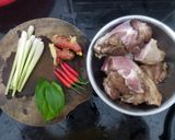 Hình bước làm 1 của món Nem chạo Ninh Bình