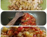 Foto langkah ke 2 dari resep Tumis Kentang Pedas Manis.