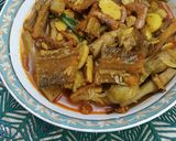 কাঁঠাল বিচি ও শুটকী দিয়ে কচুর লতি রান্না। রেসিপির ধাপ 3 ছবি