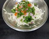 A picture of step 2 of Maharastrian Style Dadpe Poha.