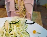 Foto del paso 1 de la receta: Espaguetis de calabacín con tempeh y calabaza