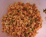 A picture of step 1 of Sabudana Vada.