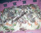 A picture of step 4 of Chinese cabbage tuna salad.