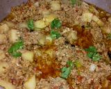 A picture of step 4 of Dhaba Style Aalu Keema.