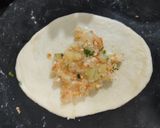 A picture of step 3 of Aloo Kulcha.