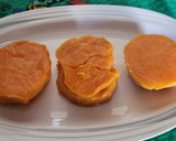 Foto del paso 1 de la receta: Bocaditos de boniato con mermelada de naranja y anacardos