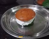 A picture of step 9 of Tiranga Idli Cake Sandwich.