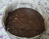 A picture of step 7 of Christmas special eggless plum cake.