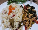 Foto langkah ke 5 dari resep 168》Nasi Liwet & Ayam Suwir.
