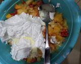 A picture of step 3 of Creamy fruit salad.