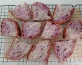 Foto langkah ke 33 dari resep Flaxseeds Ubi Ungu Swirl Sourdough Bread.
