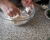 Foto del paso 4 de la receta Pan Árabe con relleno de espinacas y queso
