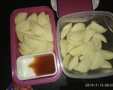 A picture of step 4 of Veg idli....