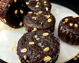 A picture of step 3 of Oatmeal Chocolat Brownie Muffin Eggless.