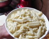 Foto del paso 7 de la receta: Pasta con crema y doble queso