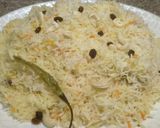 A picture of step 7 of Afghani pulao.