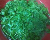 A picture of step 1 of Coriander Chutney.