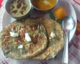 बथुआ का पराठा (bathua ka paratha recipe in Hindi) रेसिपी चरण 7 फोटो
