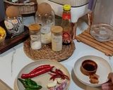 Foto langkah ke 3 dari resep Tumis Bunga Pepaya Teri (tidak pahit).